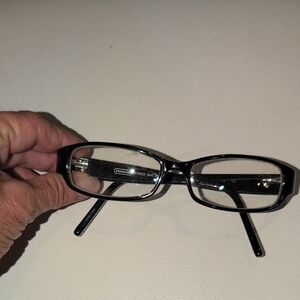 Coach  Black Eyeglass Frames With The C On The Sides